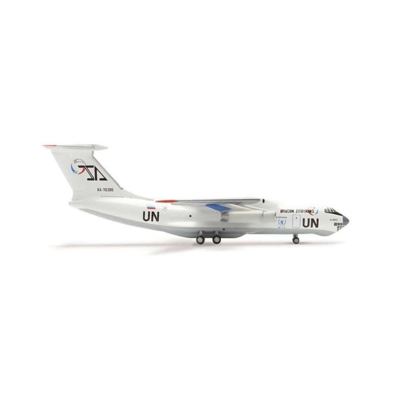 Model samolotu United Nations / Aviacon Zitotrans Ilyushin IL-76 marki Herpa HE515344