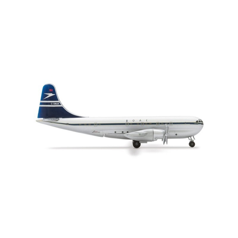 Model samolotu BOAC Boeing 377 Stratocruiser marki Herpa HE506984