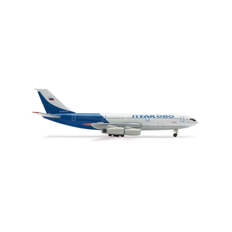 Model samolotu Pulkovo Airlines Ilyushin IL-86 marki Herpa HE506182