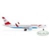Model samolotu Austrian Airlines Boeing 767-300ER marki Herpa HE518222