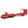 Model pojazdu MB Sprinter double cabin "fire department" with trailer marki Herpa HE047326