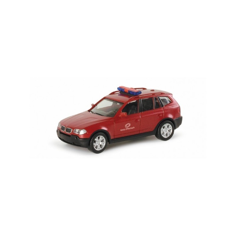 Model pojazdu BMW X3S™ "Offenbach fire department" marki Herpa HE46619