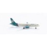 Model AirTran Airbus A320, skala 1:500, HERPA. Biały kadłub, zielony ogon i silniki, logo AirTran.