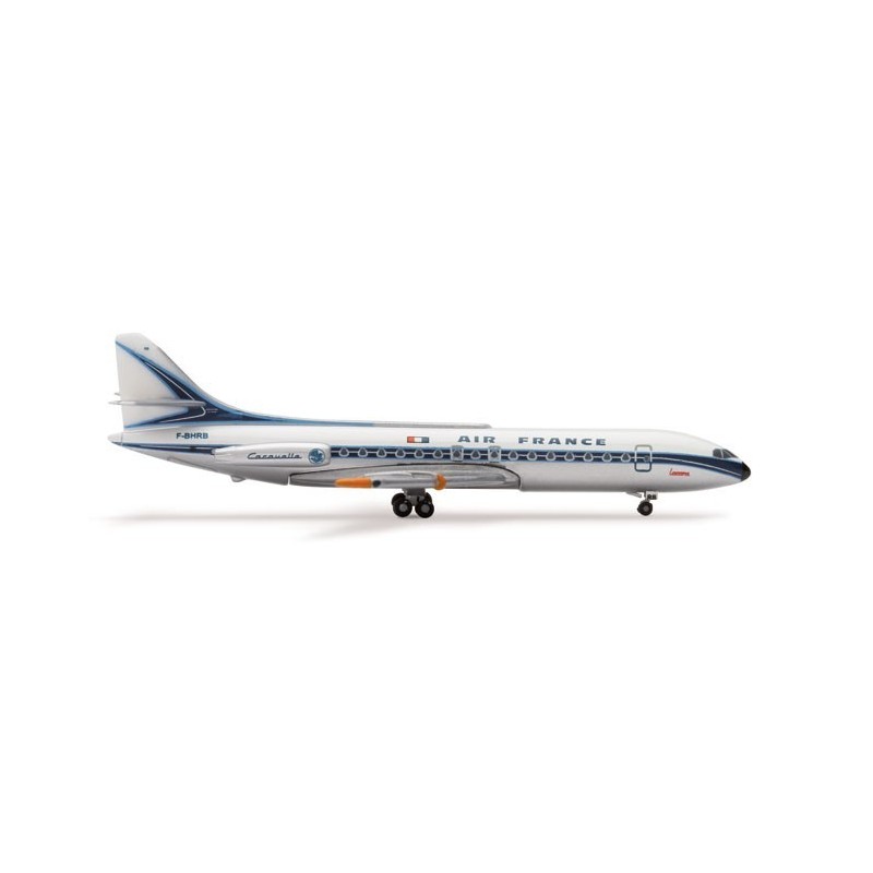 Model samolotu Air France Sud Aviation Caravelle, skala 1:500, HERPA.