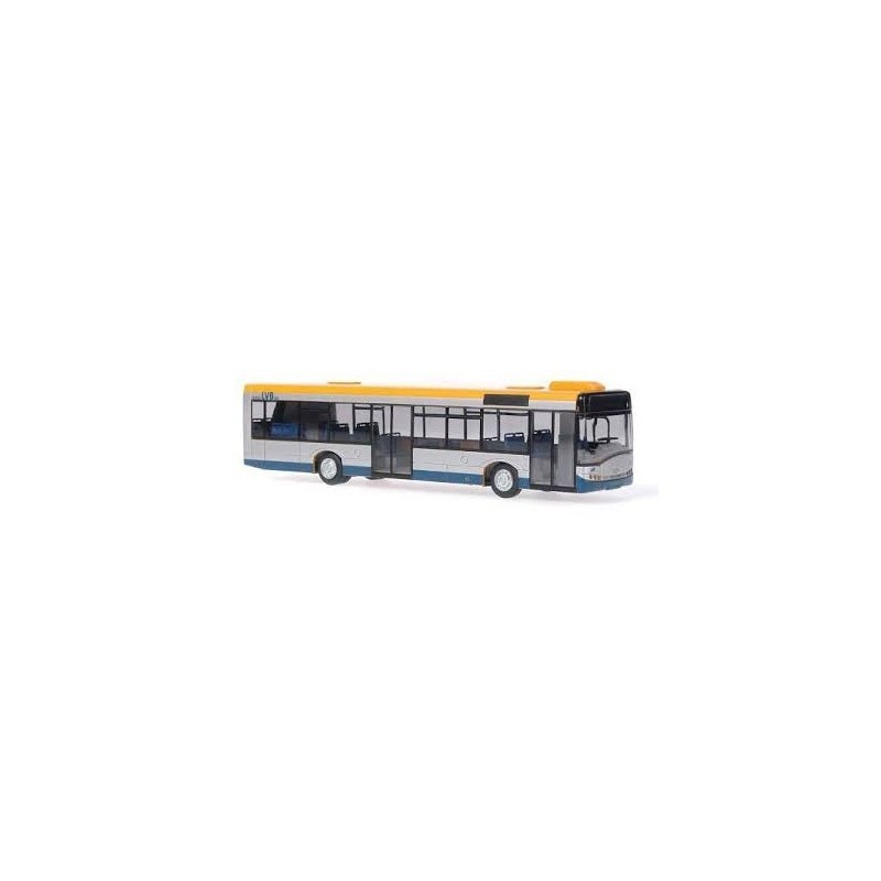 Model pojazdu Solaris Urbino 12 ''Leipziger Verkehrsbetriebe GmbH-LVB" Skala 1/87'' marki RIETZE AUTOMODELLE RIE65917