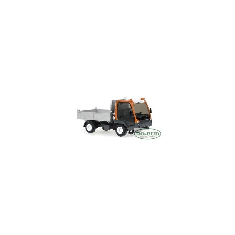 Model pojazdu LINDNER Unitrac 102 StraÄ‚źe orange (1/87H0) marki RIETZE AUTOMODELLE RIE82001