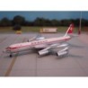 Convair CV-990 "Coronado" Swissair, 1:200, biały z czerwonymi akcentami i logo Swissair.