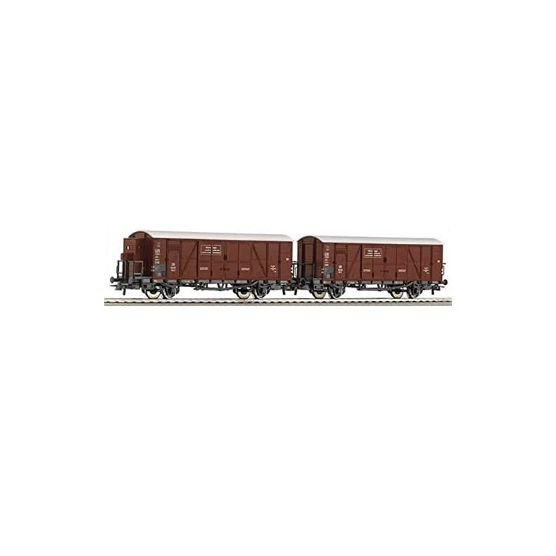Wagon modelarski 2-częściowy zestaw wagonów promowych do przewozu towarów marki Roco R66024