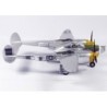 Model P-38 Lightning, skala 1:72, SKY GUARDIANS. Myśliwiec z II wojny światowej, metalowe elementy, malowanie kamuflażowe.