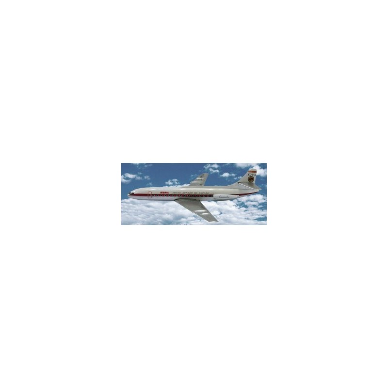 Model SE-210 Caravelle, skala 1/500, malowanie Iberia, szczegółowy model redukcyjny.