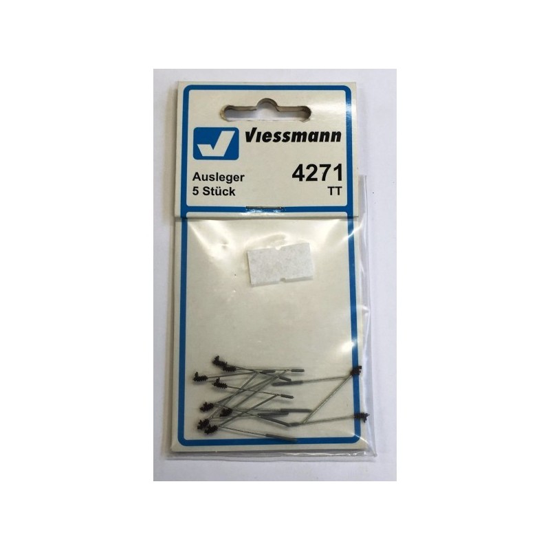Akcesorium elektroniczne Wsporniki do słupów trakcyjnych (1/120TT) marki Viessmann VI4271