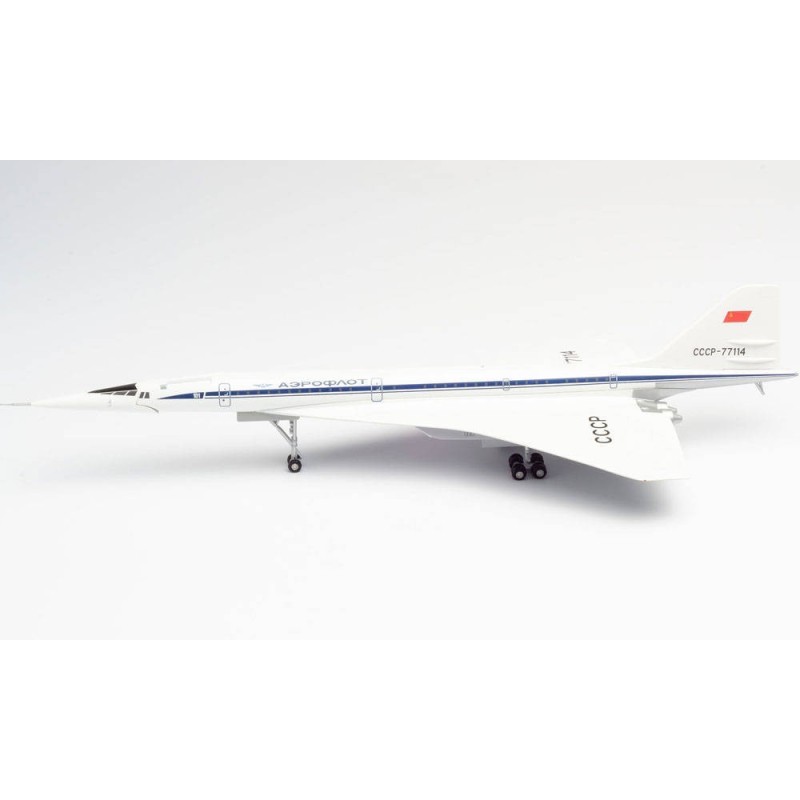 Model samolotu Aeroflot Tupolev TU-144D marki Herpa HE570633