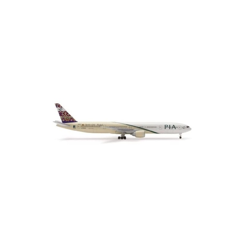 Model pojazdu Pakistan International 777-300 "Lahore" (1/500) marki Herpa HE505307