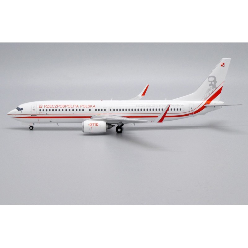Model samolotu Samolot Poland Air Force Boeing 737-800 marki JC WINGS JCLH2245