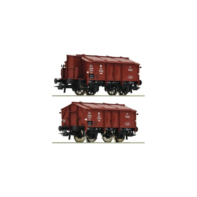 Wagon modelarski Zestaw dwóch wapniarek PKP (76043) - ep.III marki Roco R76043