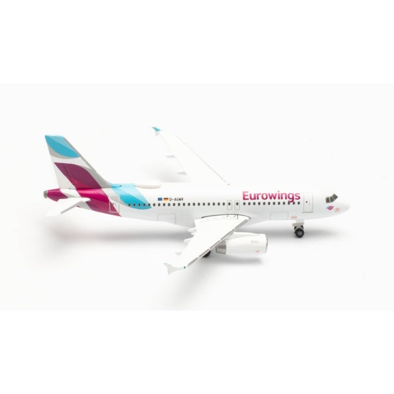 Model samolotu Eurowings Airbus A319 marki Herpa HE535342