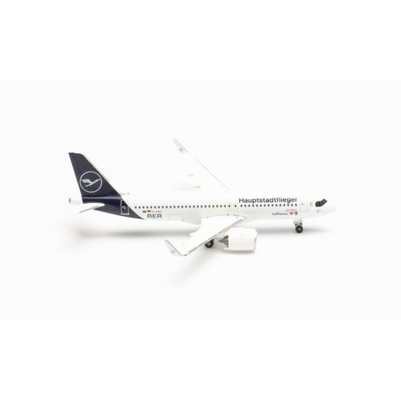 Model samolotu LUFTHANSA AIRBUS A320NEO "HAUPTSTADTFLIEGER" – D-AINZ marki Herpa HE535090