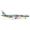 Model samolotu Airbus A320 Bangkok Airways "Samui", skala 1:200, z kolorowym malowaniem i szczegółami.