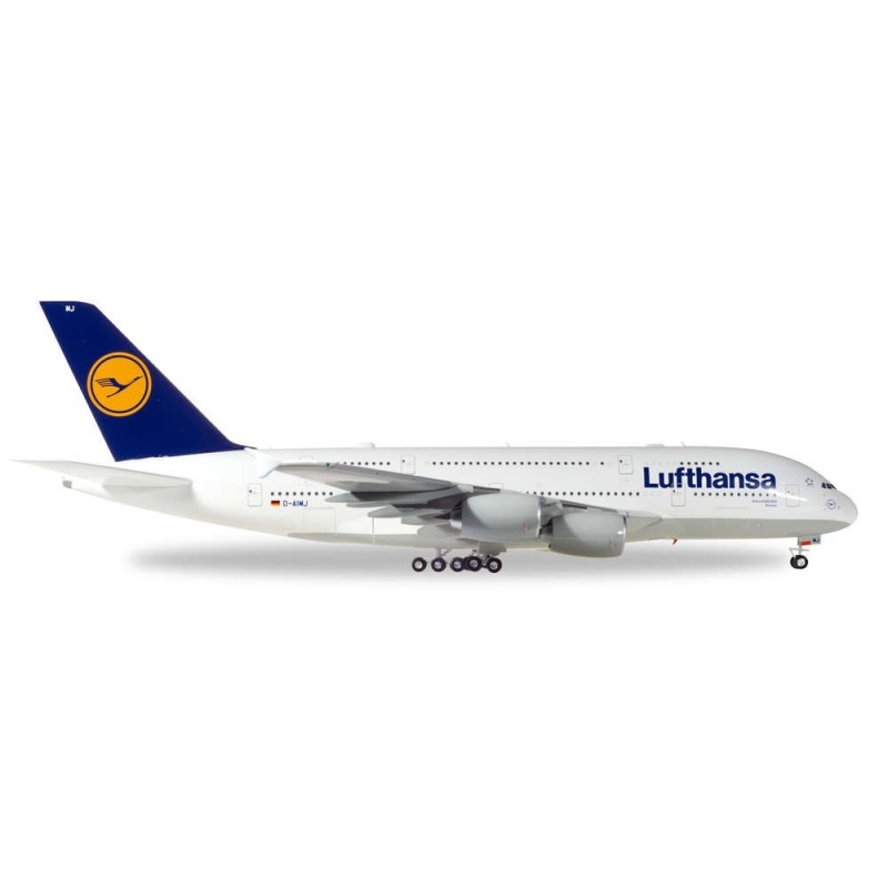 Model samolotu LUFTHANSA AIRBUS A380-800 marki Herpa HE550727-004