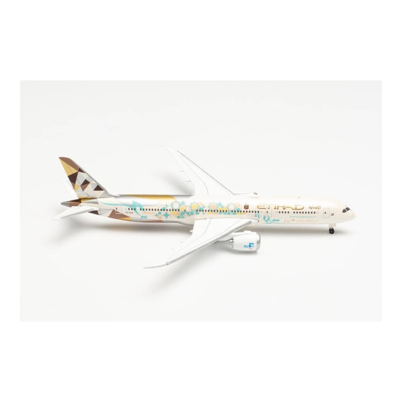 Model samolotu ETIHAD AIRWAYS BOEING 787-9 DREAMLINER “CHOOSE SAUDI ARABIA” – A6-BLN marki Herpa HE535748