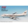 Model redukcyjny Boeing 747-200, skala 1:500, Inflight. Biały kadłub, logo SAS.