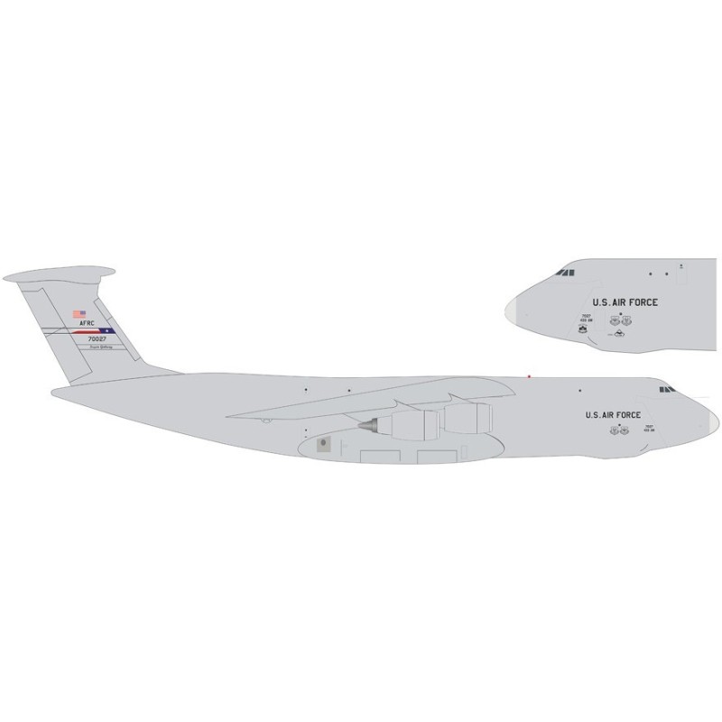 Model samolotu U.S. AIR FORCE LOCKHEED C-5M SUPER GALAXY marki Herpa HE536035