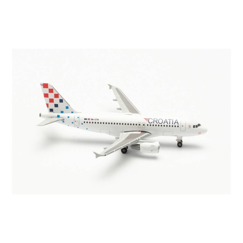 Model samolotu CROATIA AIRLINES AIRBUS A319 marki Herpa HE536264