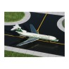 Model samolotu northeast, GeminiJets, skala 1:400, malowanie biało-zielone.