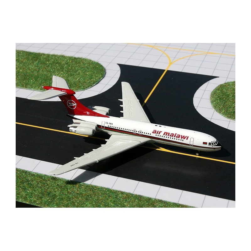 Model samolotu Vickers VC10, skala 1:400, GeminiJets. Malowanie Air Malawi.