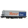 Wagon czyszczący do torów SBB Clean ROCO 46400 H0 1:87, biało-zielone malowanie, logo CLEAN, oznaczenia SBB Cargo
