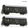 Zestaw 2 wagonów pomocniczych pasażerskich typu Bti (ROCO 6200195) H0