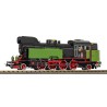 PIKO TKt48 PKP 50765 H0, zielona lokomotywa parowa Epoka IV, oznaczenia PKP, osłony dymne.