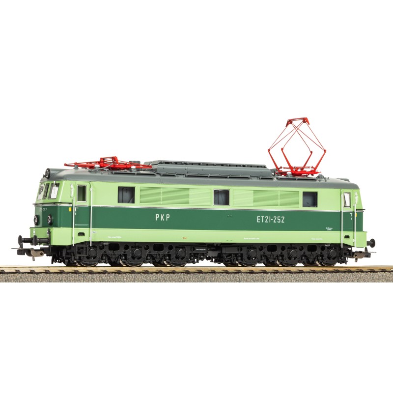 PIKO ET21 PKP 51618 H0, zielona lokomotywa elektryczna Epoka III.