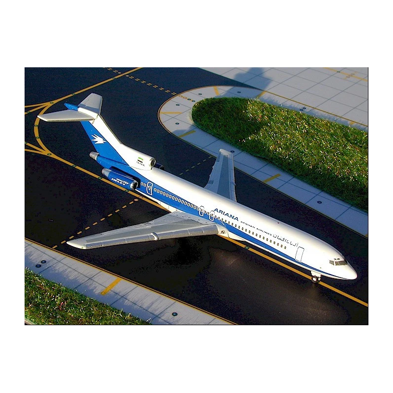 Model Boeing 727-200 Ariana Afghan Airlines GeminiJets 1:400, rejestracja YA-FAY, malowanie afgańskiego przewoźnika