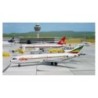 Model redukcyjny Boeing 727-200 Ethiopian, skala 1:500, STAR JETS. Malowanie Ethiopian Airlines, detale.