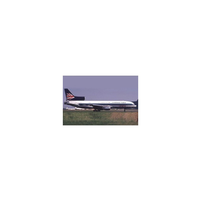 Model samolotu Lockheed L1011 w skali 1/200, malowanie BEA/Eastern, szczegółowy model redukcyjny.