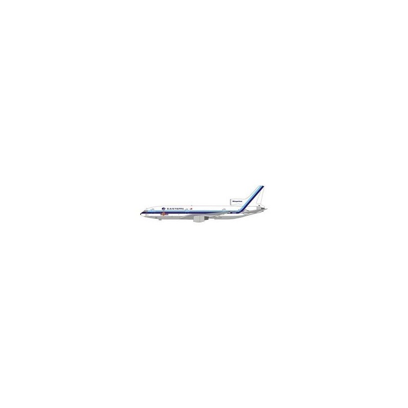 Model samolotu Lockheed L1011 Tristar, skala 1:500, w malowaniu Eastern, z detalami.