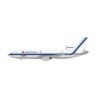 Model samolotu Lockheed L1011 Tristar, skala 1:500, w malowaniu Eastern, z detalami.