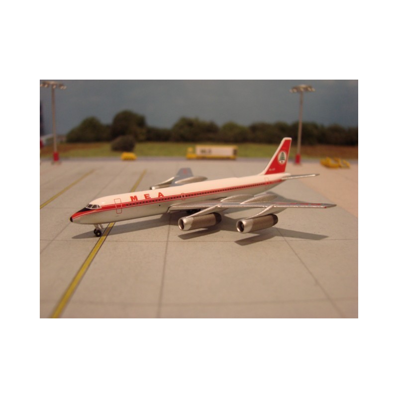 Convair CV-990 'Coronado' MEA, skala 1:144, białoczerwony, logo Middle East Airlines.