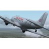 Model redukcyjny Douglas DC-3, skala 1:87, FS2004. Malowanie Cathay Pacific, oznaczenie VR-HDB 'Betsy'.