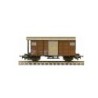 Wagon towarowy Gedeckter Ggen K2 SBB, skala 1:87, drewno, epoka IV.