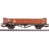 Wagon towarowy Offener Güterwagen Linz DB, skala H0, Exact-Train. Czerwono-czarny, epoka III.