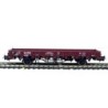 Wagon towarowy, skala 1:87, czerwony, szczegółowe detale.