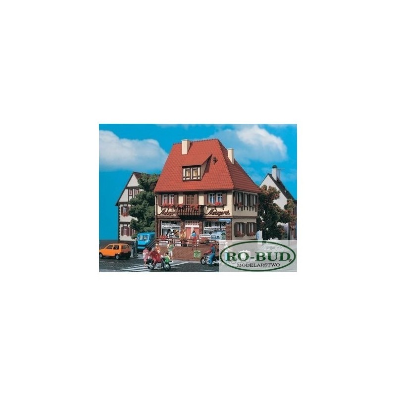 Model redukcyjny sklepu rzeźniczego, skala 1:87 H0, producent Volkner.