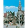Studnia miejska, skala 1:87, szczegółowy model z licznymi detalami.