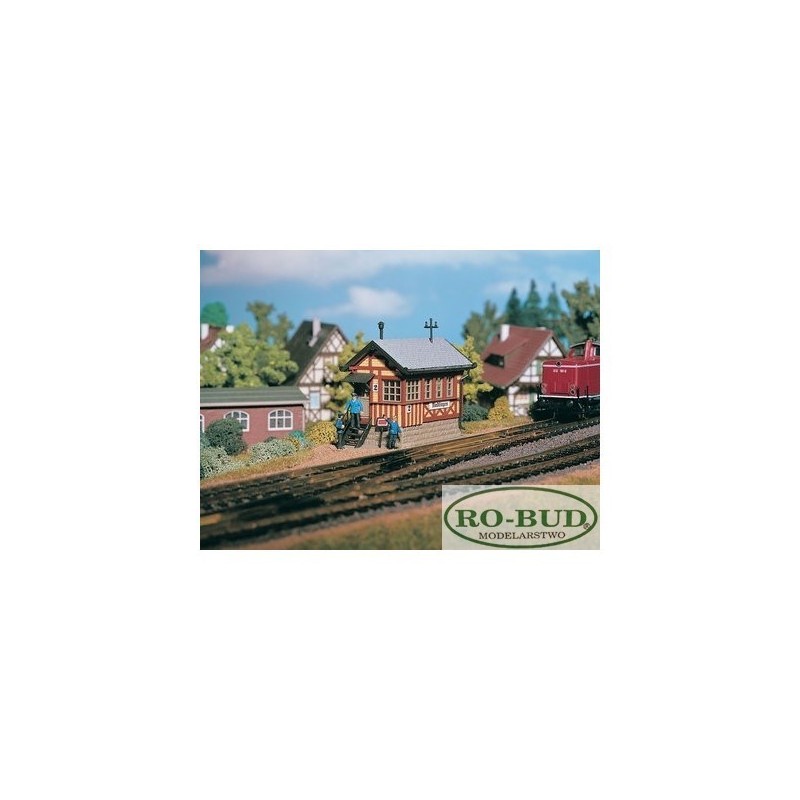 Model domu dróżnika Riedlingen, skala 1:87, RO-BUD. Detaliczny budynek z otoczeniem.