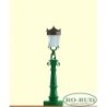 Lampa gazowa "Baden-Baden", skala 1/220Z, zielona z brązowym daszkiem.