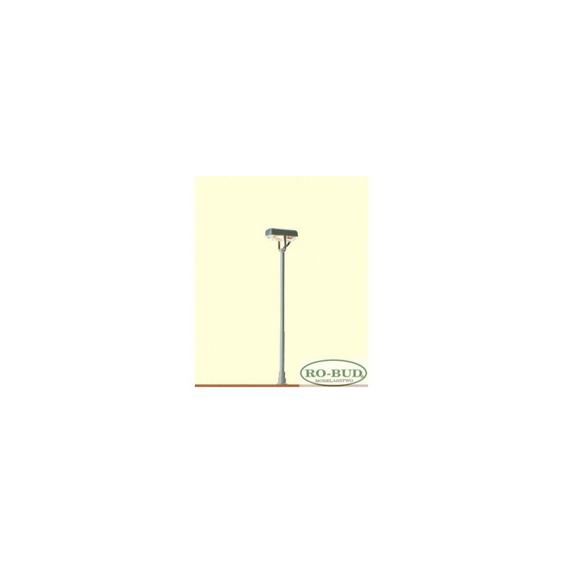Lampa peronowa, skala 1:160, Ro-Bud. Detaliczny model, 36 mm, gotowy do użytku.