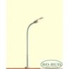 Lampa z wygiętym masztem, 1/120TT, Ro-Bud, srebrna, z żarówką.