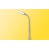 Lampa z wygiętym masztem, 1/220Z, srebrna, detale.